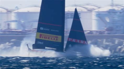 prada cup gara 7 8|Damage to Luna Rossa hands race victory to INEOS Britannia .